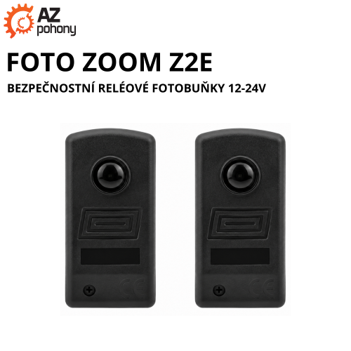 FOTO ZOOM Z2E - bezpečnostní reléové fotobuňky 12-24V